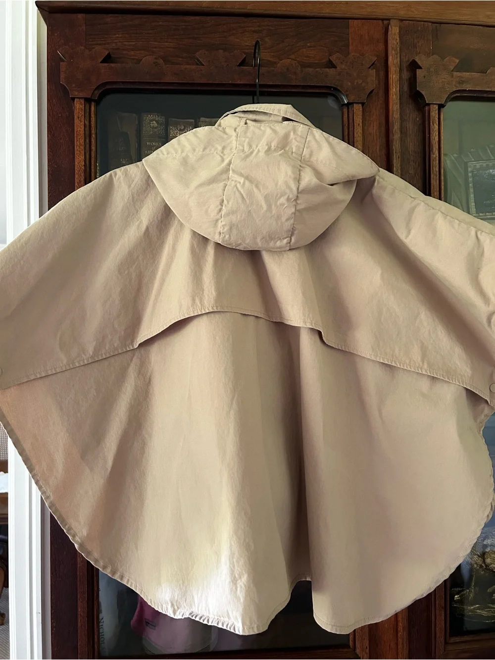 Reiss Bettie Junior Technical Poncho in Camel Sz 4-5 Y
